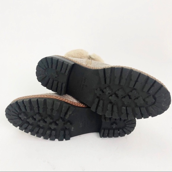 Kate Spade Rosalie Sparkle Hiking Boots Booties - Picture 6 of 6